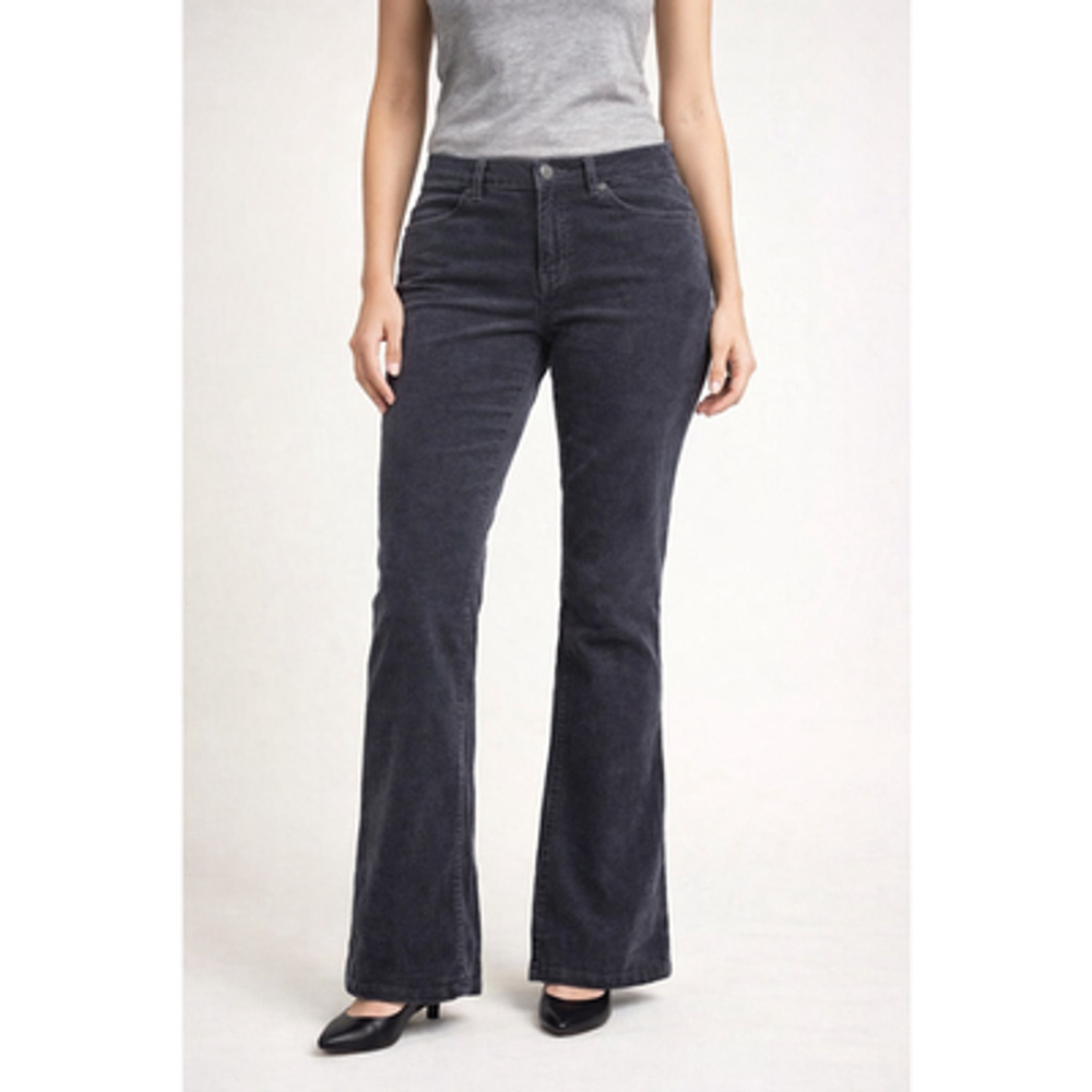 Old Navy Sweetheart Bootcut Corduroy Pants Gray Size 16 Regular